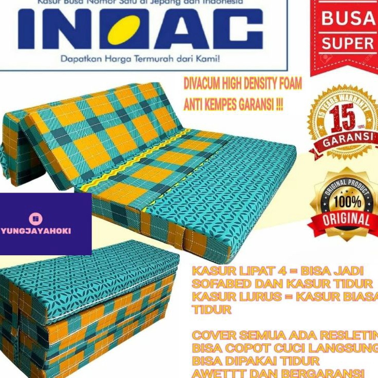 Ready Stok KASUR BUSA LIPAT  MATRAS LIPAT INOAC BERGARANSI  KASUR BUSA SUPER INOAC