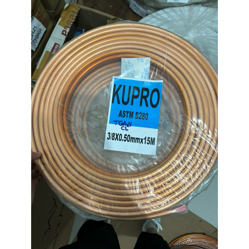 PIPA TEMBAGA AC 3/8 COPPER TUBE 3/8 HARGA PER METER UKURAN 0,50MM