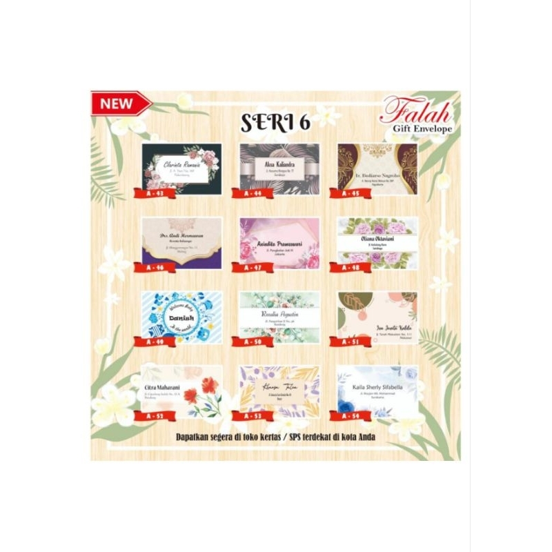 

Amplop Sumbang Falah Desain Eksklusif Print Nama
