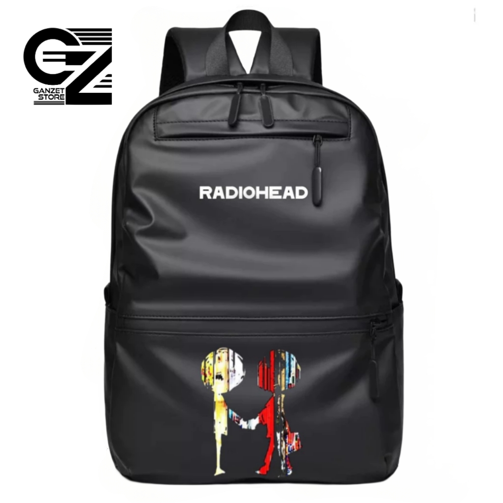 Ganzet Store Tas Ransel RADIOHEAD Waterproof  Tas sekolah SD SMP SMA tas gendong tas distro pria dan