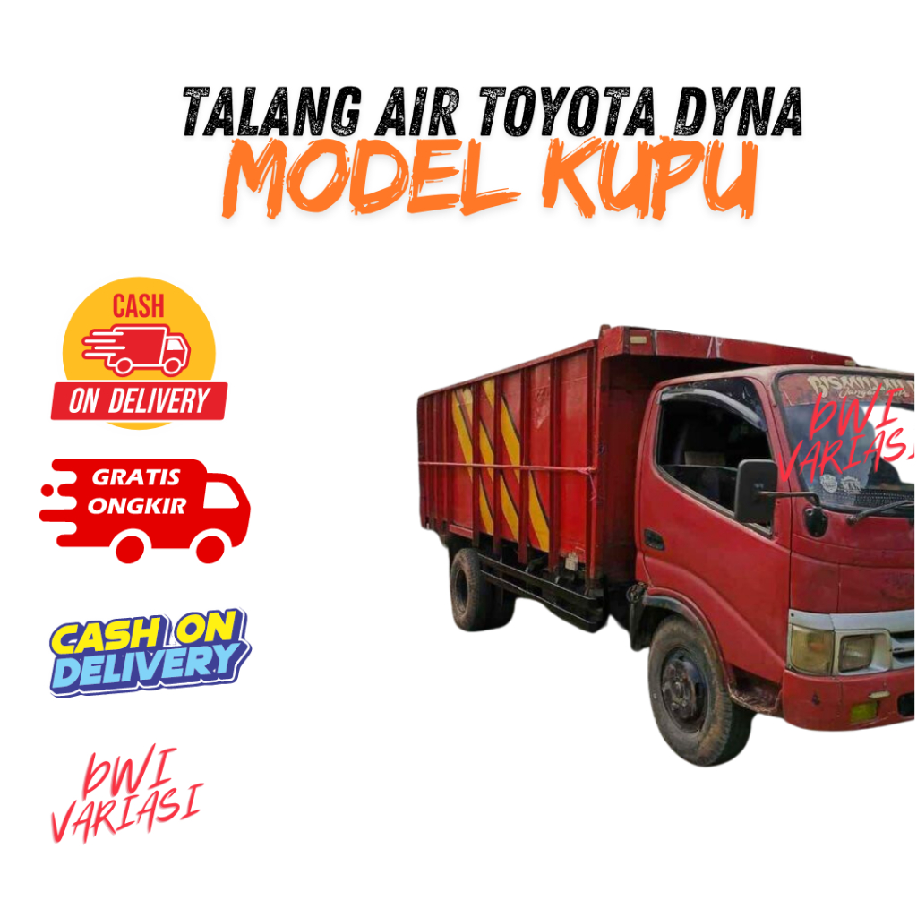Talang Air Mobil TOYOTA DYNA KUPU KUPU