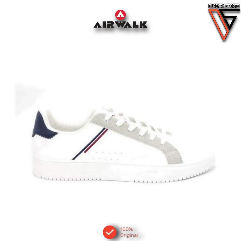 SALE AIRWALK ARISON MEN'S SNEAKERS SHOES-WHITE BLUE