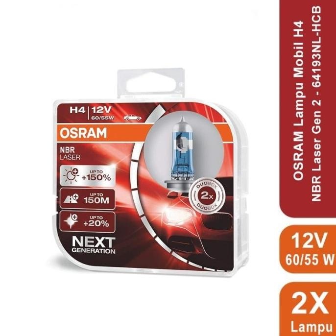 Osram Lampu Mobil H4 NBR Laser Next Generation