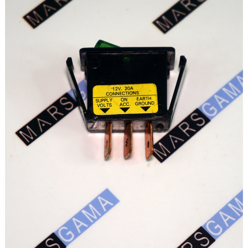 High quality Saklar Lampu DC 12V Switch Gepeng  On Off Piano +led lampu 12 Volt