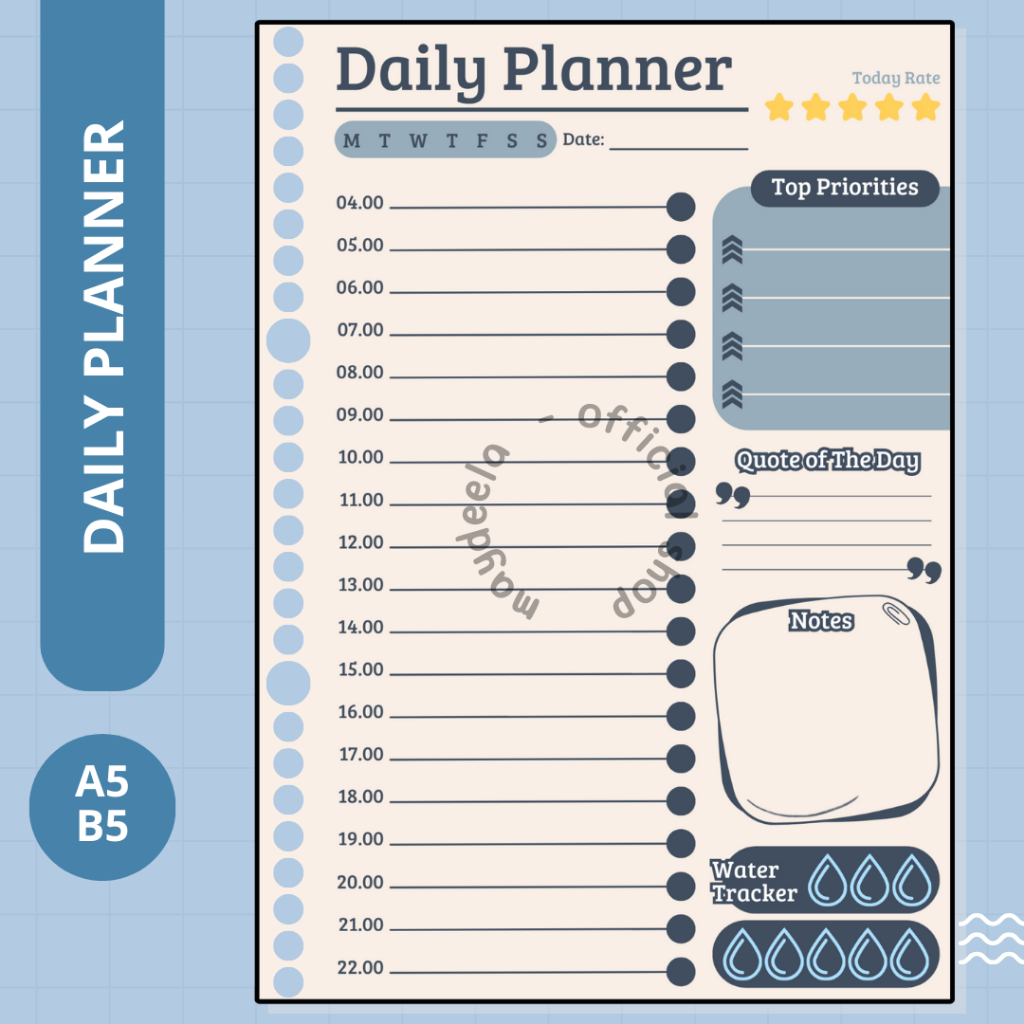 

MAYEDEELA - TEMA 1 To do list / Daily Planner / Habit Tracker [FREE GIFT]