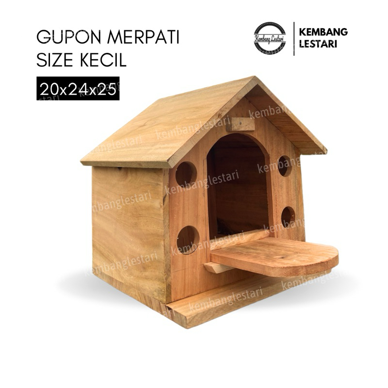 Rumah Burung Kayu Glodok Aviari Rumah Hiasan