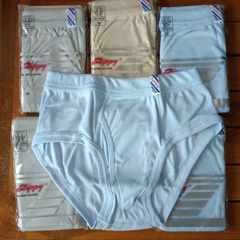 Maxi Promo CD Celana Dalam Pria Zippy 1 Katun Size M L XL  CD Pria katun  Celana Dalam Pria  Pakaian