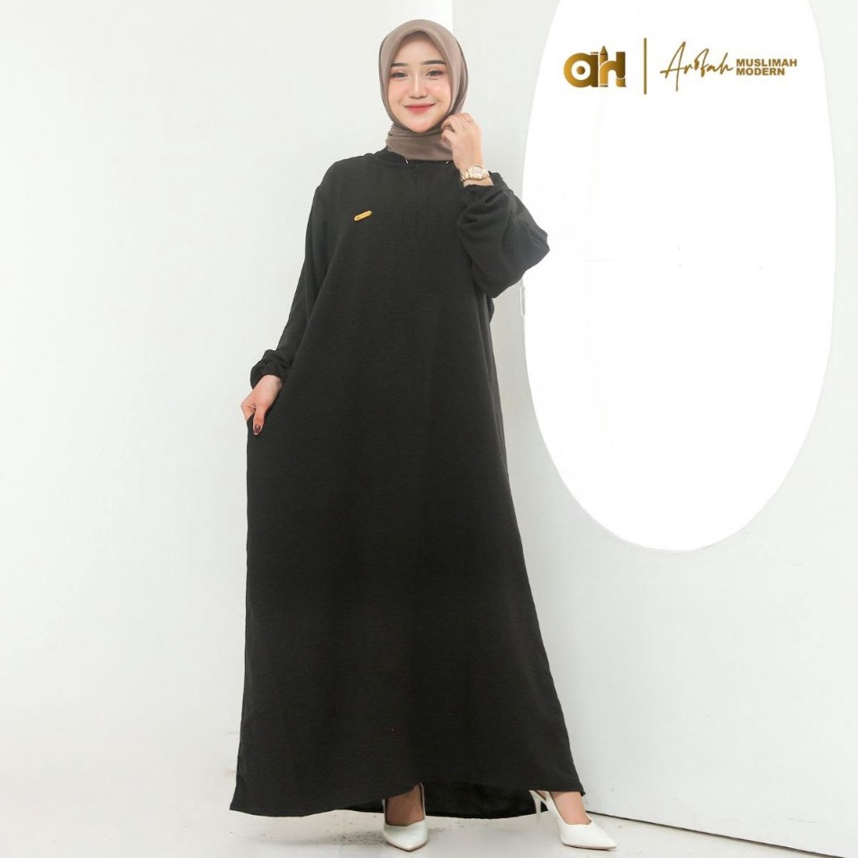 Murah Populer  Gamis Semi Abaya Crinkle LD 13CM  gamis terbaru 224Gamis Jumbo ld 13  Gamis Crinkle P