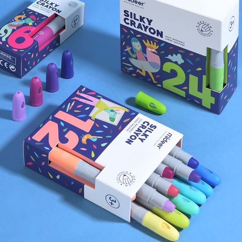 

Mideer Silky CrayonColors Drawing Painting Watercolor Art Marker Pens Murah