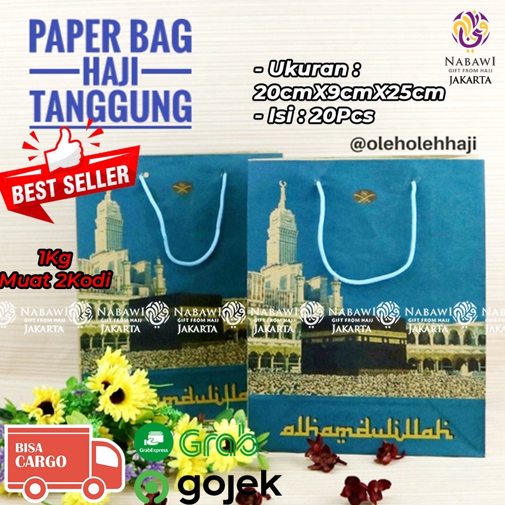 

Paper Bag Haji Besar Tanggung Kecil Tanggung Tebal Tas Kertas Tas Souvenir Haji Oleh Oleh Haji Berkualitas