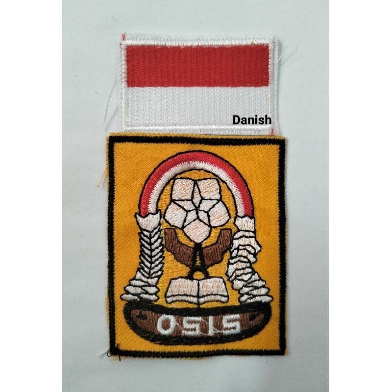 BET BORDIR LOGO LAMBANG OSIS SMP,BET SEKOLAH SMP