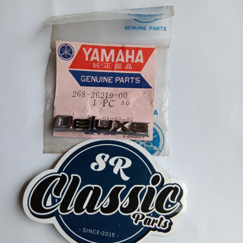 emblem decal stang stir yamaha U5 U7 original nos