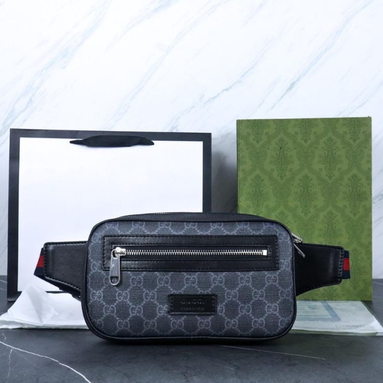 ART E86D Waistbag Gucci GG Super import Tas pinggang