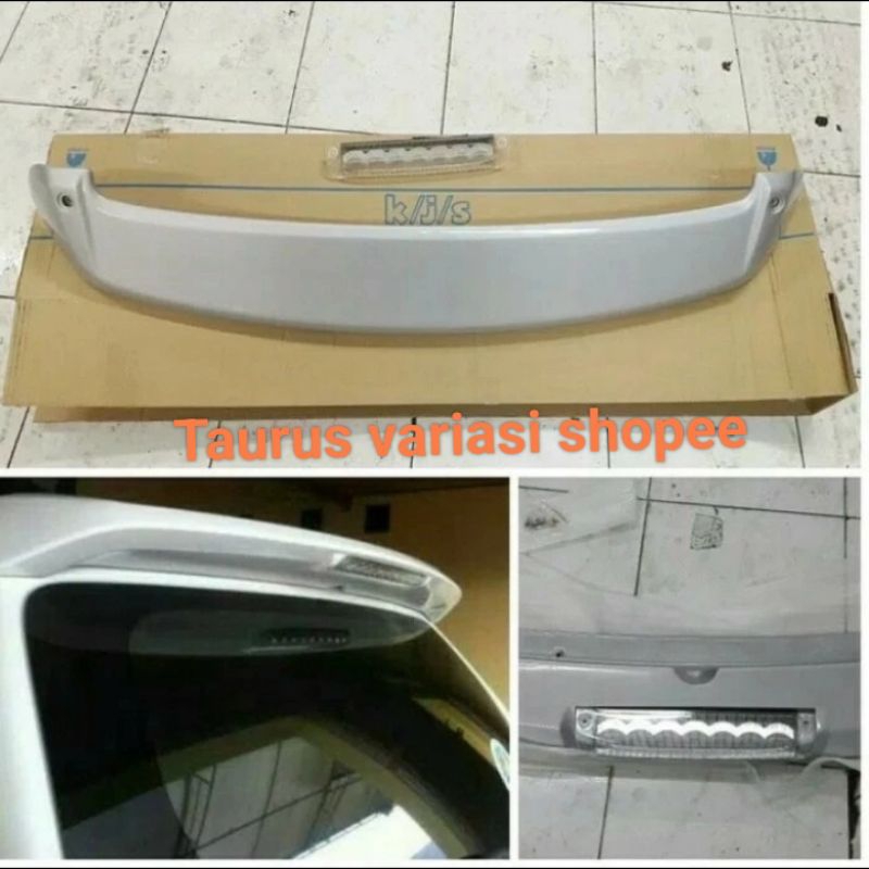 Spoiler All New Avanza/Xenia 2012-2021+Lampu Stop Mobil Warna Hitam/Putih/Abu-abu/Silver Model Origi