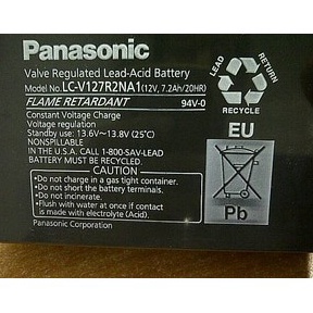 Harga Bersahabat Baterai Rechargeable Panasonic 12 Volt72 Ah Baterai UPS   ORI