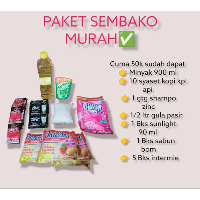 

sembako murah