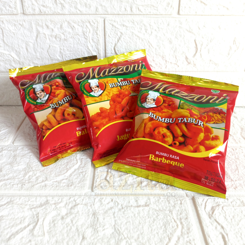 

Bumbu Tabur MAZZONI Jagung manis Balado Barbeque 100 g
