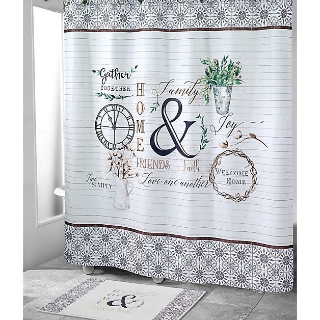 Ready Stok TIRAI KAMAR MANDI PVC PREMIUM  PLASTIK PEMBATAS GORDYN GORDEN ANTI AIR  TIRAI SHOWER 18x1