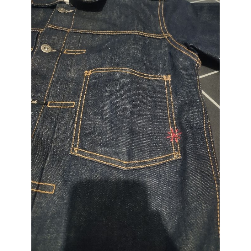 Denim raw jacket Aye& co salomn type-1