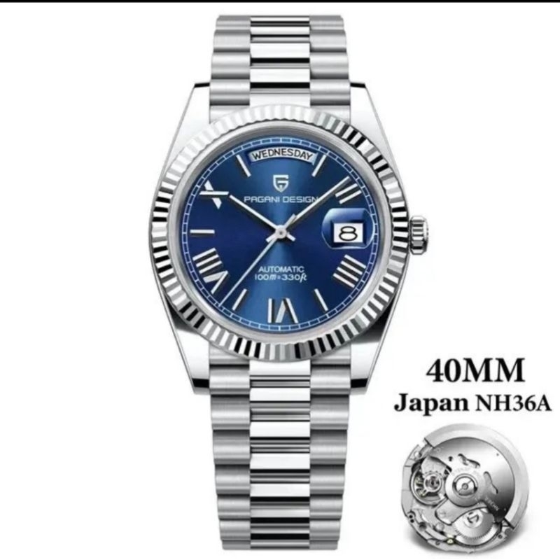 Jam tangan Pagani Design Day Date 40mm Pd1783