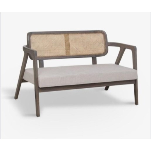 Kursi santai kayu rotan, bangku teras, kursi tamu, sofa teras santai