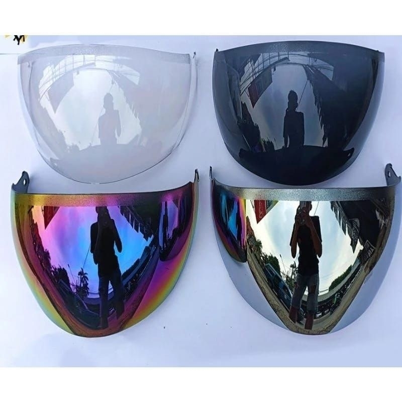 0Kaca helm/visor helm gm evo/gm fiktur 100%orginal INKO (silver)