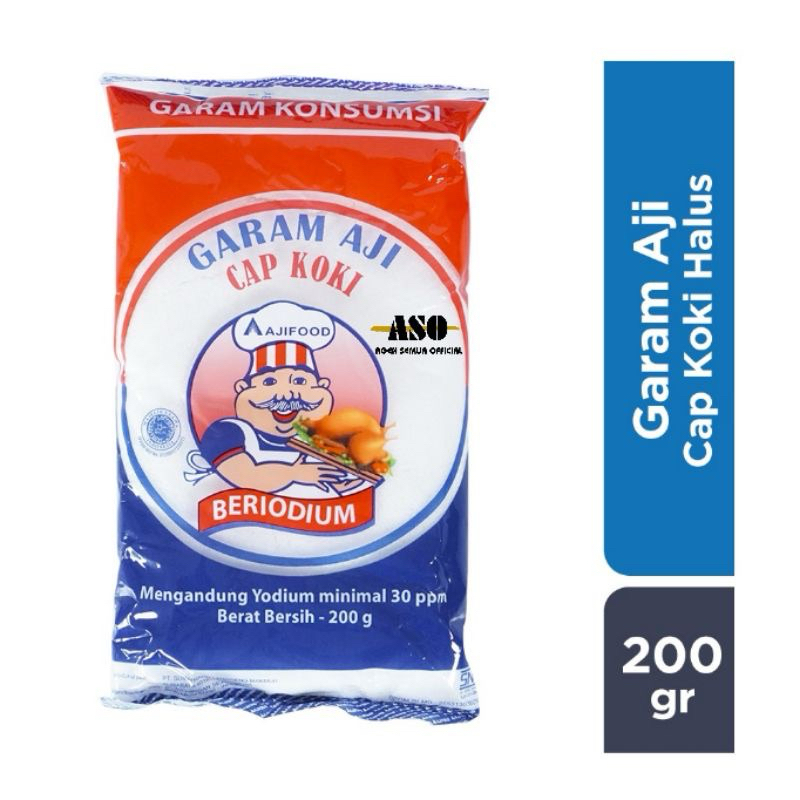 

garam halus beryodium cap koki 200gr