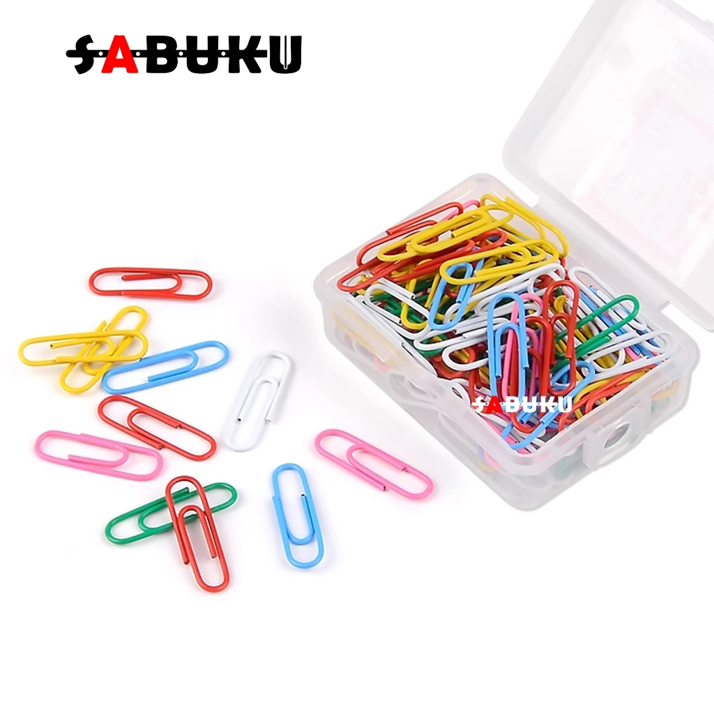 

[S&K] Deli Paper Clips Warna-Warni Klip Penjepit Kertas -SK4000