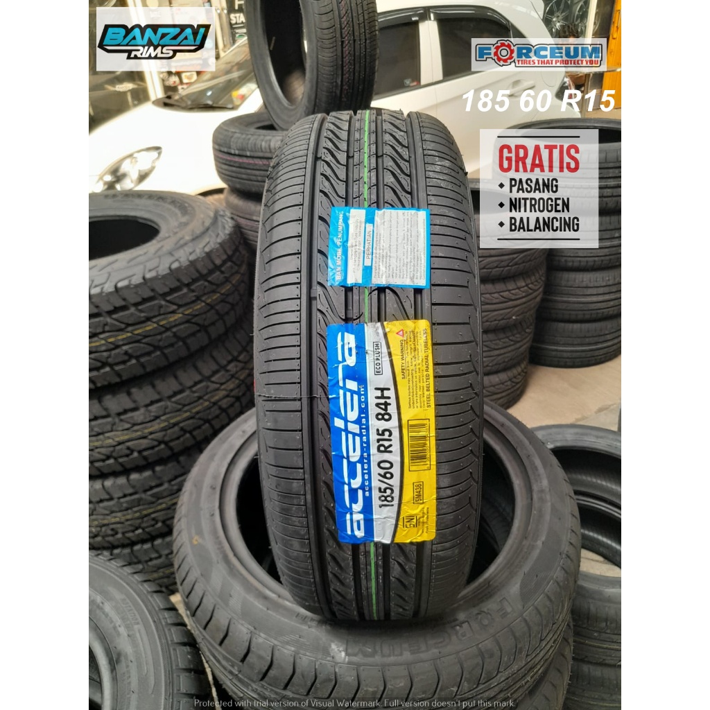BAN MOBIL RING 15 ACCELERA ECO PLUSH 185 60 R15 BAN MOBIL BARU RING 15