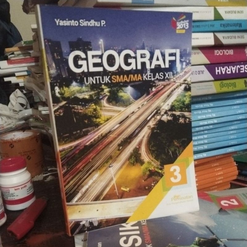 buku Geografi SMA kelas 3-12 penerbit erlangga