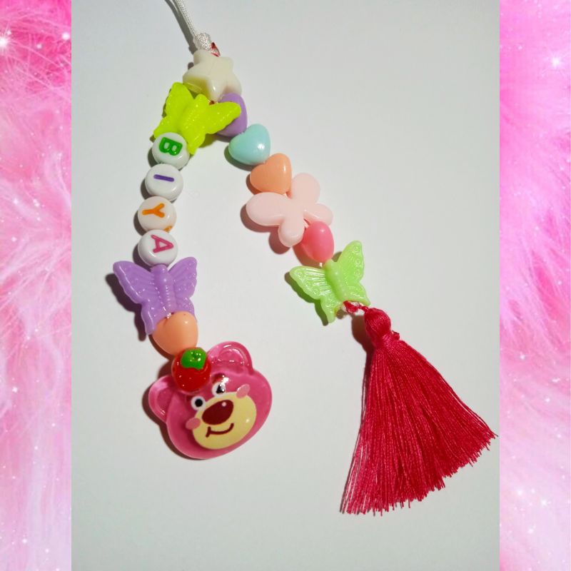 Gantungan Nama Custom / Gantungan Custom Nama / Strap HP Nama / Gantungan Kunci / Gantungan Nama Ana