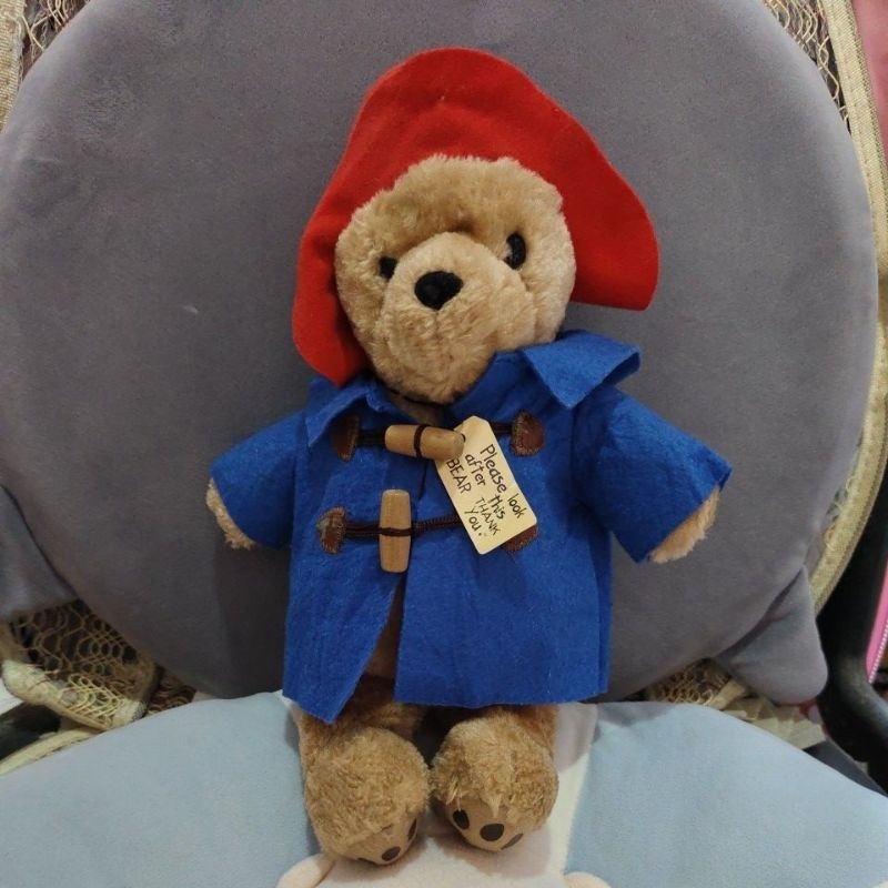 boneka teddy Paddington kostum tag ori