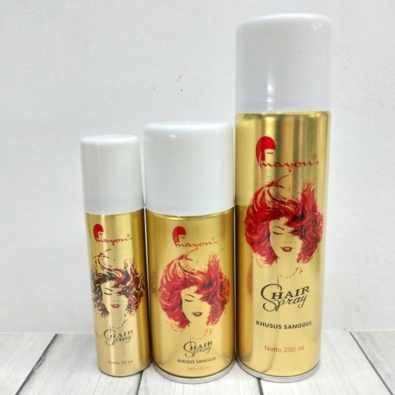 MAYON HAIR SPAY 75 ML | 150 ML | 250 BPOM | KHUSUS SANGGUL