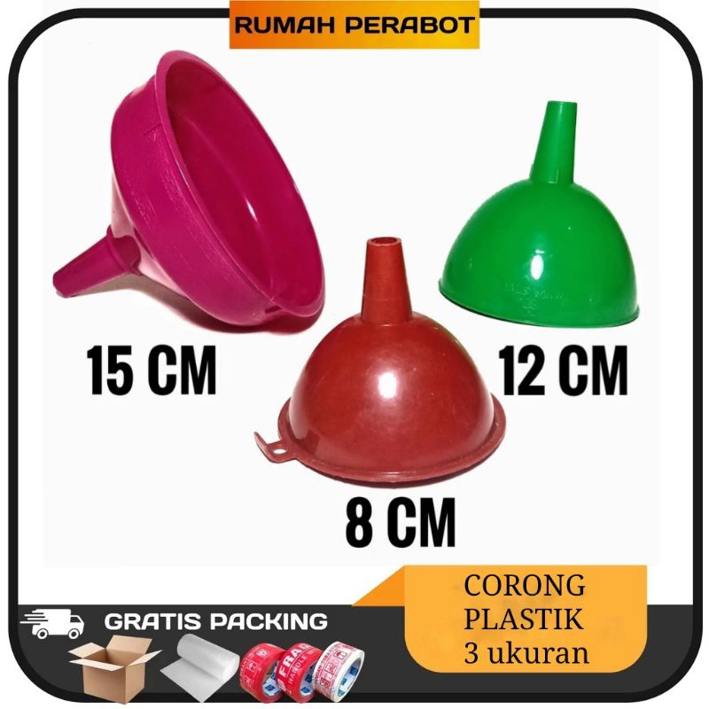 CORONG PLASTIK CORONG MINYAK CORONG KECIL CORONG BESAR