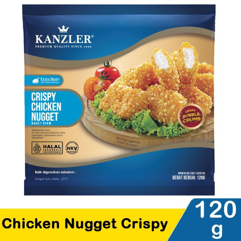

Kanzler Chiken Nugget crispy 120gr