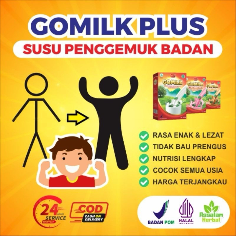 

Susu Etawa GOMILK Plus Herbal
