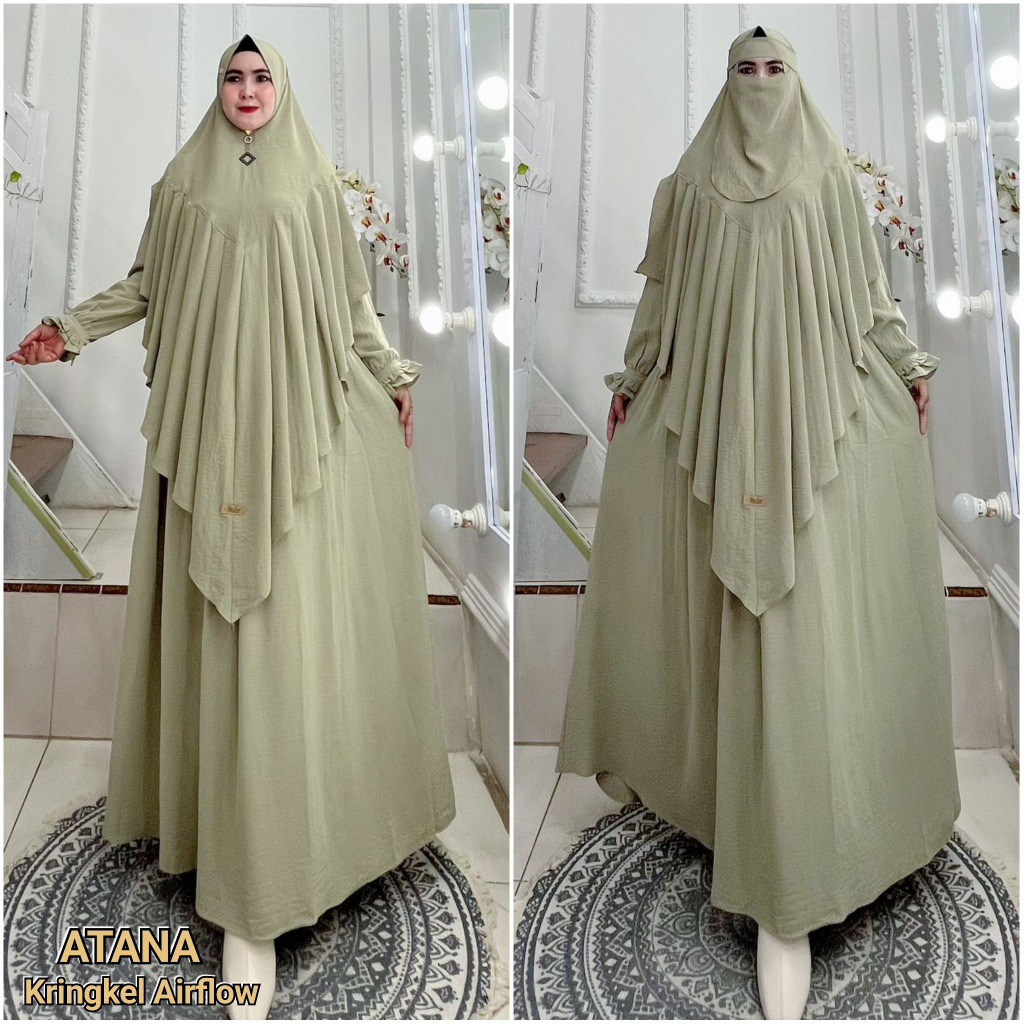 AJE ZAS - Gamis Syari Jumbo Kode-ATANA Matt Kringkel