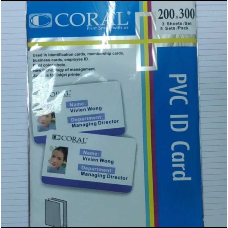 

kertas pvc coral a4