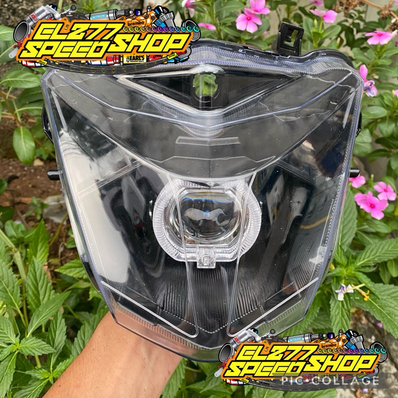 Reflektor lampu depan beat new esp & beat street 2016 - 2019 set billed projie Head lamp beat street