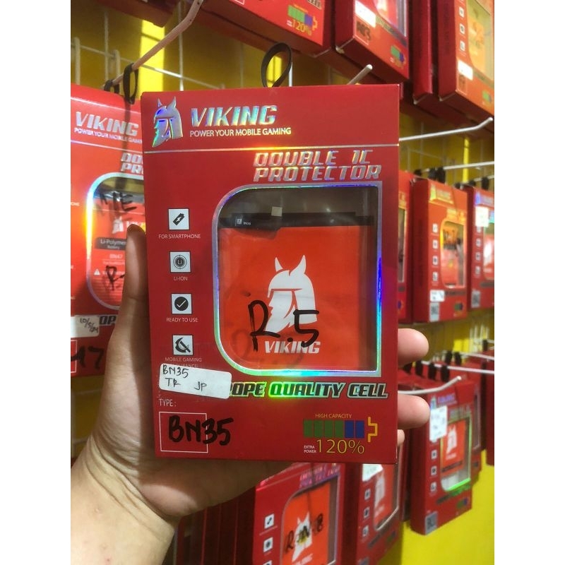 ￼VIKING Baterai Xiaomi Redmi 5 BN35 Double Power ￼Batre Batrai Battery