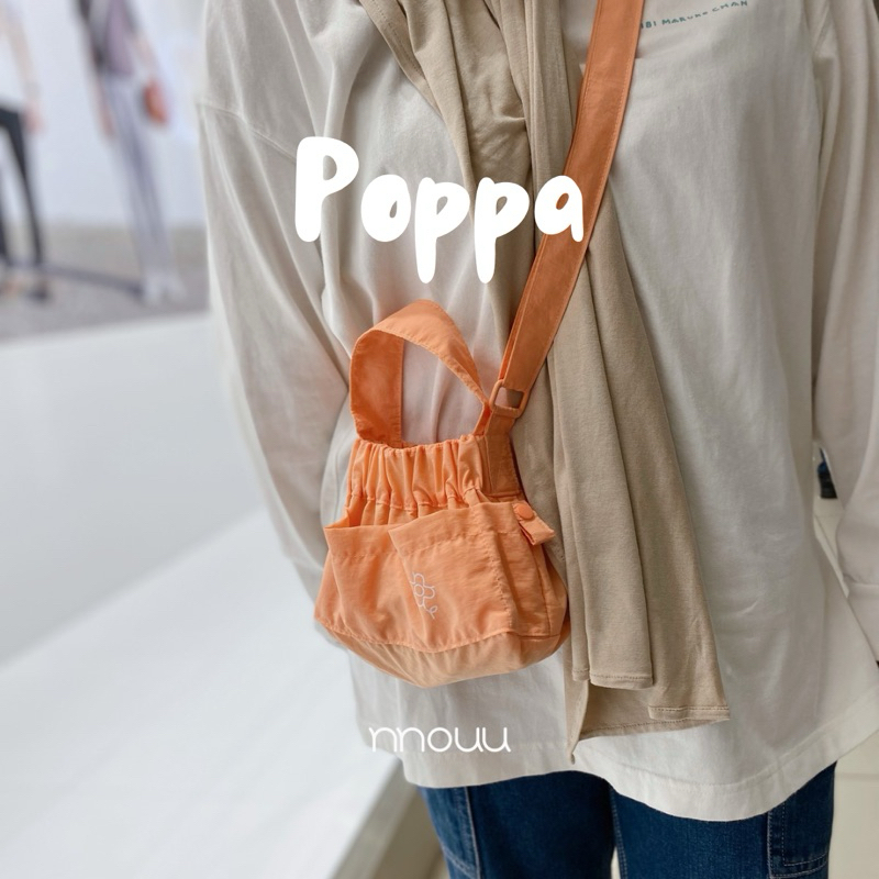 Nnouu POPPA | Foldable Sling Bag | Tas Selempang Wanita
