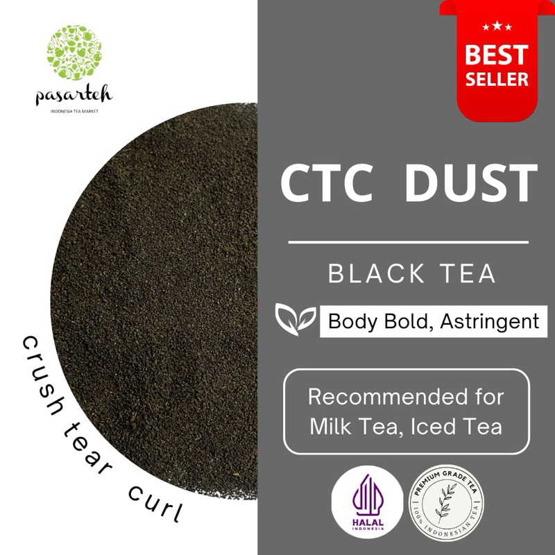 

[Pasarteh] Black Tea CTC I Teh Hitam I Teh Indonesia I Es Teh I Milk Tea I Teh Hitam Serbuk