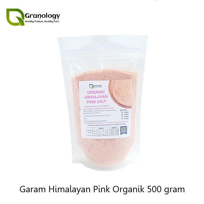 

Organic Pink Himalayan Salt / Garam Himalaya Halus (500 gram) by Granology
