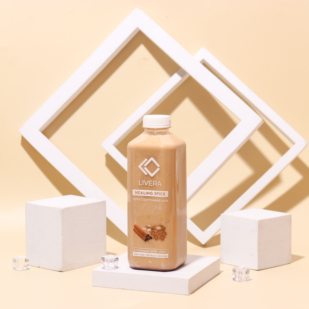 

Healing Spice - 1 Liter - Cold PressedJuice / Spice Milk