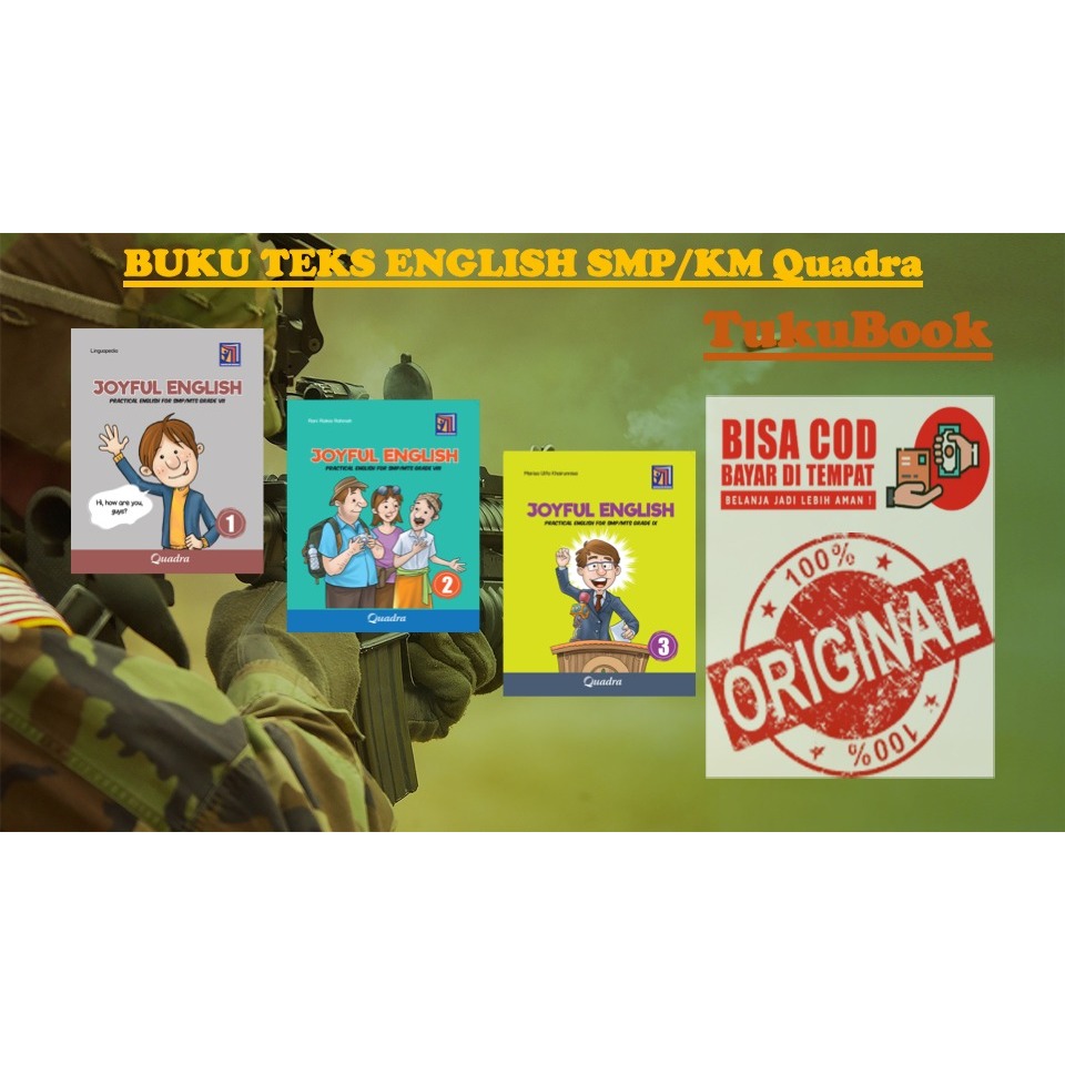 JOYFUL ENGLISH SMP KURIKULUM MERDEKA | Penerbit Quadra