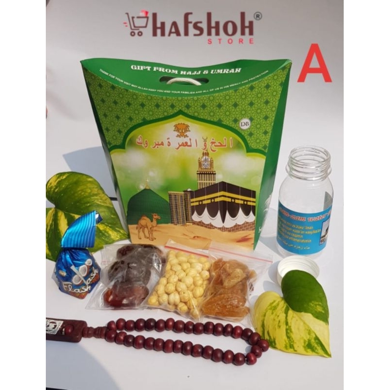 

Oleh-oleh Haji Umroh / Gift Tas / Dus oleh oleh Haji Umroh / paket premium / paket komplit