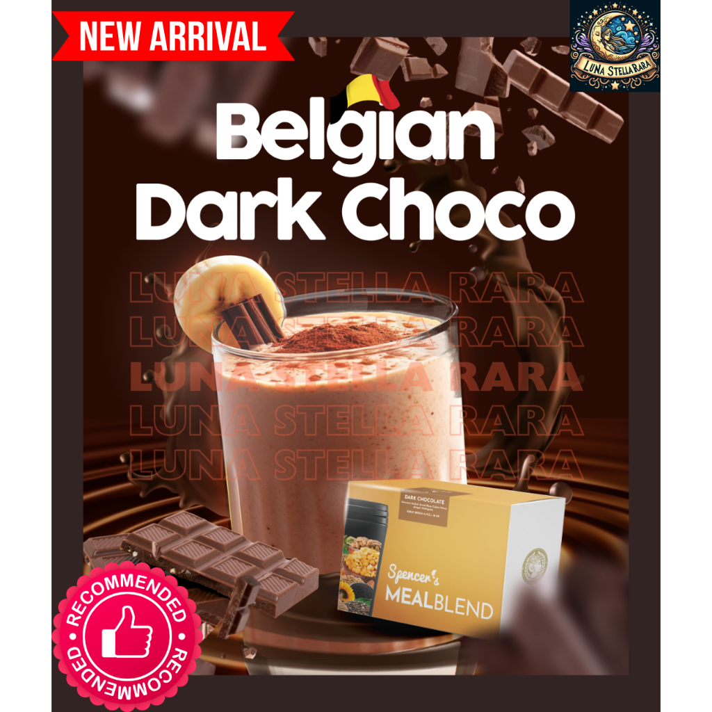 

Spencer's MEALBLEND BELGIAN DARK CHOCO/ Spencers MEAL BLEND / Pengganti Makanan Sehat Bernutrisi