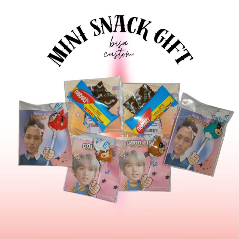 

Mini Snack Gift | Bisa Costum | Cocok Untuk Hadiah Teman | GIFT SEMANGAT KPOP CUSTOM LUCU MINGYU HAECHAN HARUTO NCT TREASURE SEVENTEEN WAFER PERMEN | HADIAH LUCU GEMOY SNACK | UCAPAN CAPTION SEMANGAT | RG |