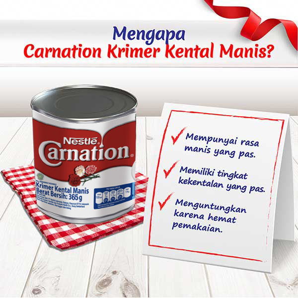 

Susu Kental manis Carnation 370 gr