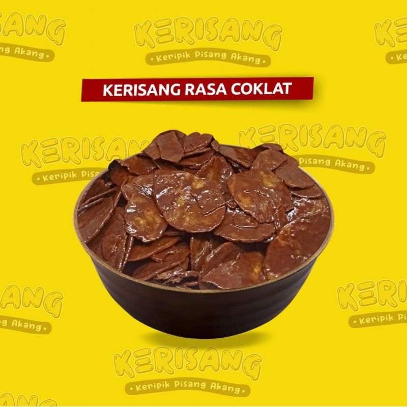 

Keripik Pisang coklat lumer